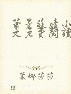 萧晨苏晴小说全文免费阅读