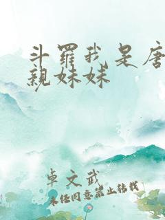 斗罗我是唐三的亲妹妹