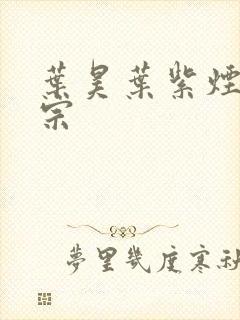 叶昊叶紫烟老祖宗