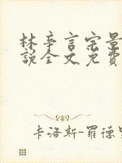 林辛言宗景灏小说全文免费阅读完结