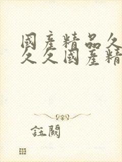 国产精品久久久久久国产精品99久久久