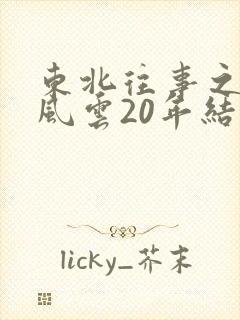 东北往事之黑道风云20年结局