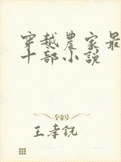 穿越农家最经典十部小说