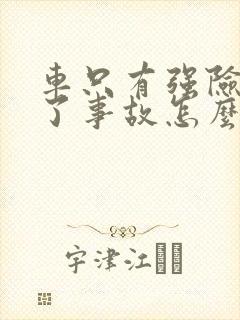 车只有强险,出了事故怎么赔