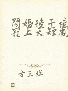 闪婚后千亿老公宠上天短剧免费