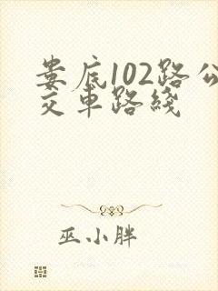 娄底102路公交车路线