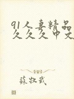 91人妻精品久久久久中文字幕