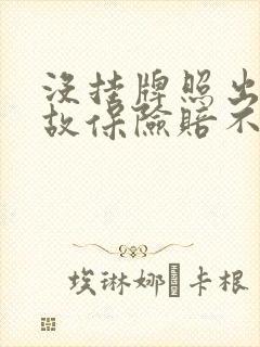 没挂牌照出了事故保险赔不赔