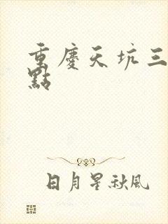 重庆天坑三桥景点