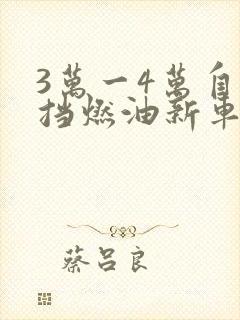 3万一4万自动挡燃油新车