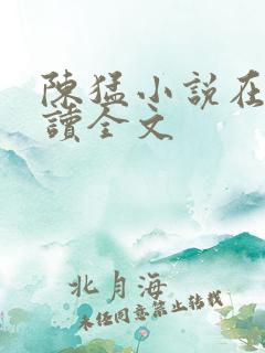 陈猛小说在线阅读全文