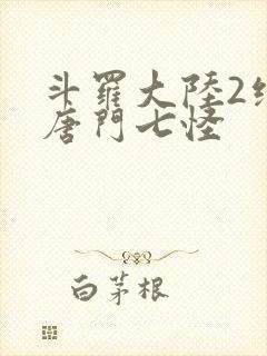 斗罗大陆2绝世唐门七怪