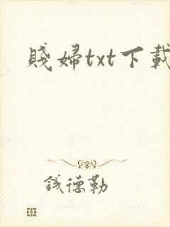 贱妇txt下载