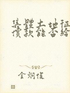 集体土地征收补偿款能否给村民分配