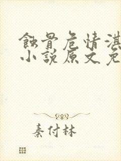 蚀骨危情淇老游小说原文免费阅读