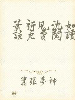 萧祈风沈如枝小说免费阅读最新章节