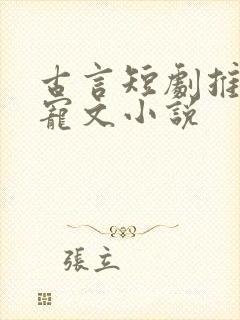 古言短剧推荐甜宠文小说