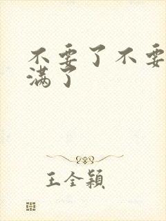 不要了不要了太满了