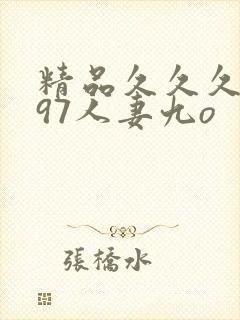 精品久久久久久97人妻九o