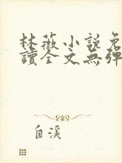 林薇小说免费阅读全文无弹窗