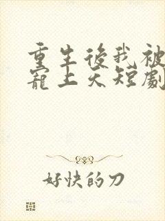 重生后我被老公宠上天短剧