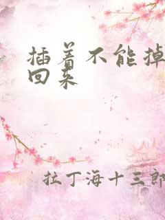 插着不能掉等我回来