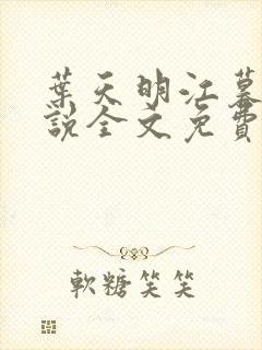 叶天明江暮婉小说全文免费