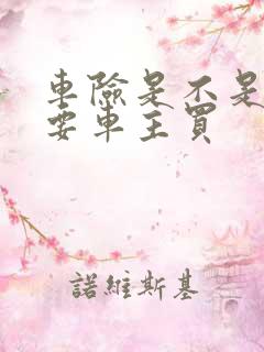 车险是不是一定要车主买