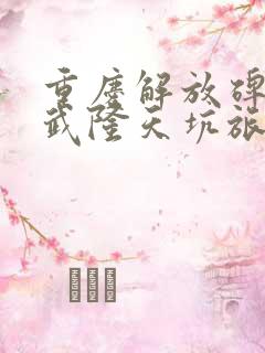 重庆解放碑重庆武隆天坑旅游