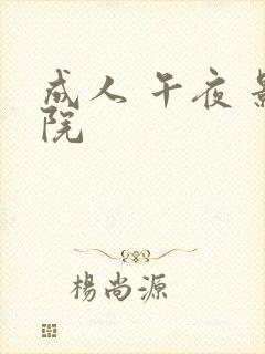 成人 午夜 影院