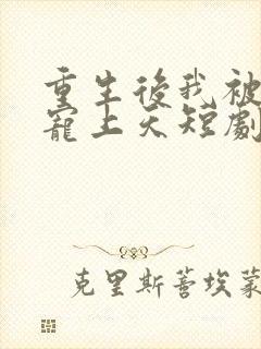 重生后我被老公宠上天短剧