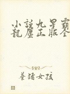 小说九星霸体诀龙尘正版全文下载