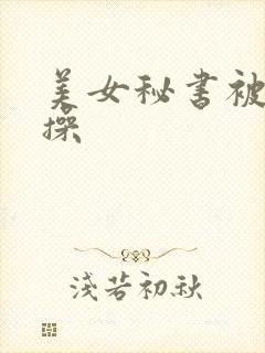 美女秘书被老板操