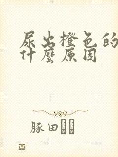 尿出橙色的尿是什么原因