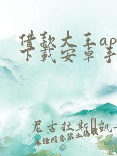 借款大王app下载安卓手机最新版