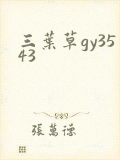 三叶草gy3543