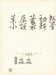 叶辰萧初然结局小说最新章节