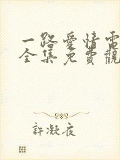 一路爱情电视剧全集免费观看高清