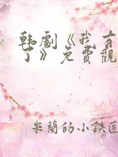 韩剧《我有爱人了》免费观看