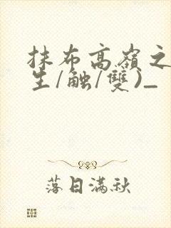 抹布高岭之花(生/触/双)_