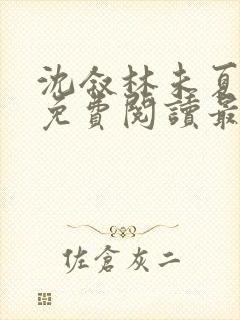 沈叙林未夏小说免费阅读最新章节