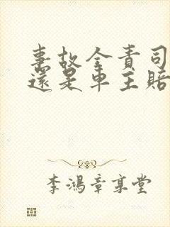 事故全责司机赔还是车主赔