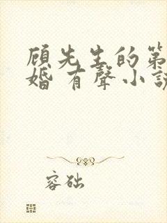 顾先生的第一宠婚 有声小说全集