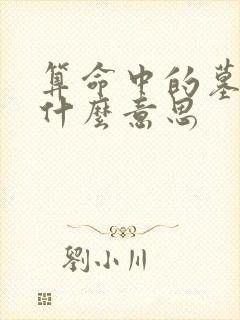 算命中的墓库运什么意思