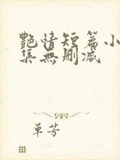 艳情短篇小说合集无删减