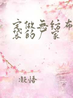 定做无纺布手提袋的厂家