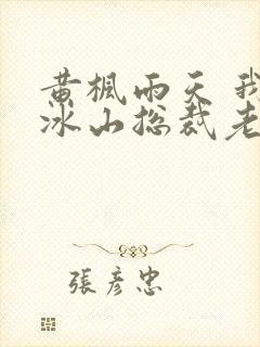 黄枫雨天 我的冰山总裁老婆