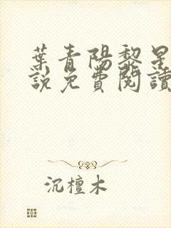 叶青阳黎星若小说免费阅读