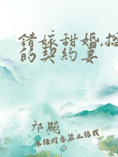 错嫁甜婚,总裁的契约妻