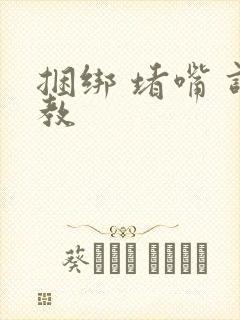 捆绑 堵嘴 调教